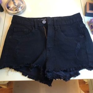 Mossimo supply black jean shorts
